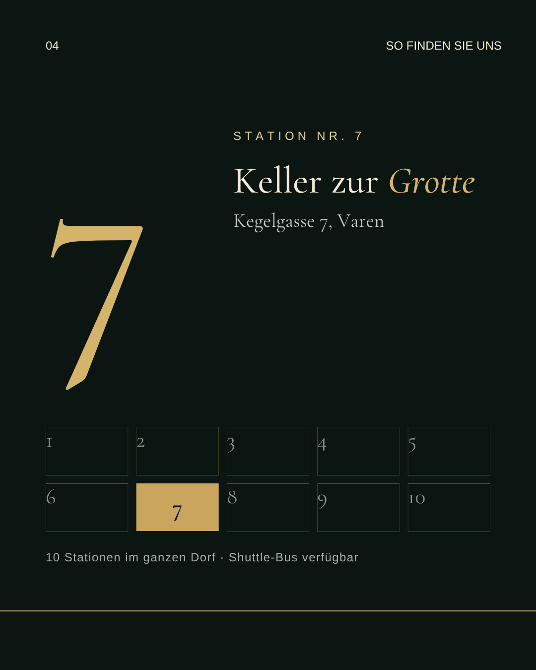 Keller zur Grotte Station Nr. 7